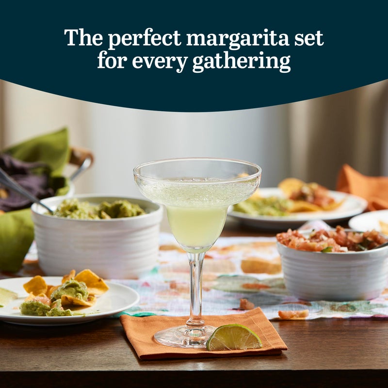 Libbey Margarita Party Glasses Set of 12, Durable Large Margarita Glass, 9 Oz Dishwasher Safe Stemmed Drinking Glasses Gift for Weddings, Parties and More - Image 2